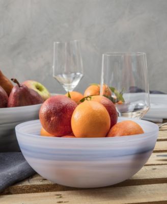 La Jolla Glass Large Salad Bowls, Set of 4
