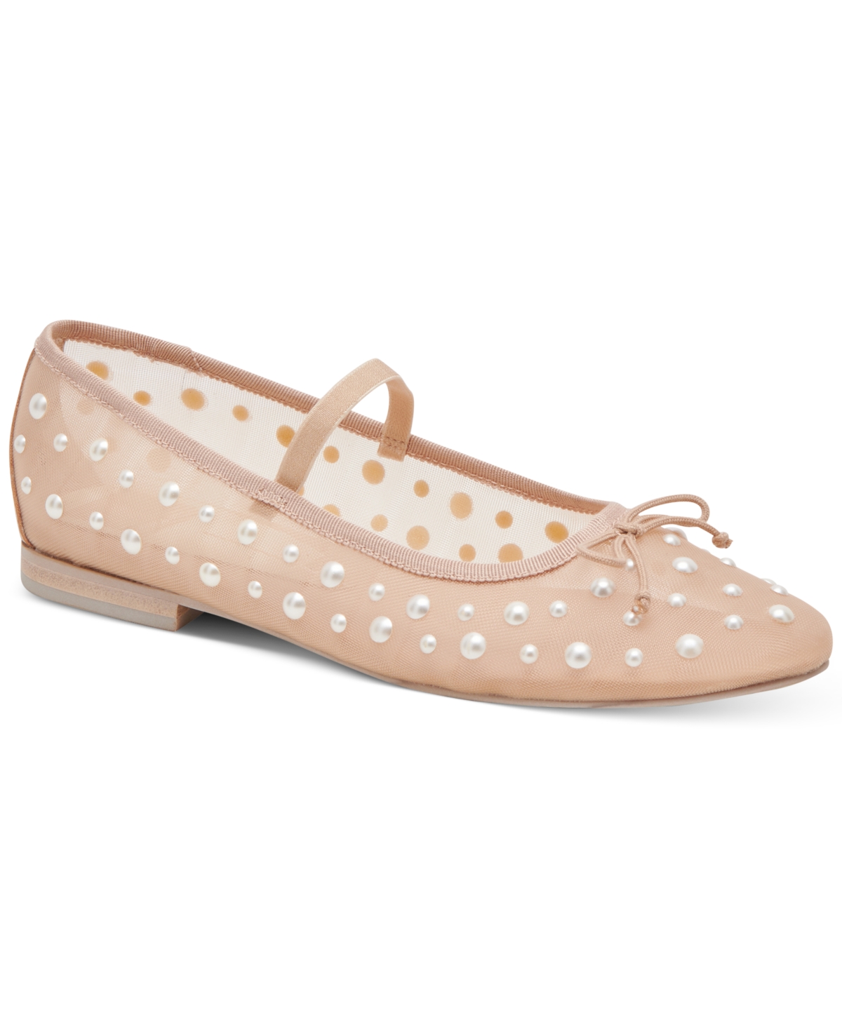 Shop Dolce Vita Women's Cadel Embellished Mary Jane Ballet Flats In Blush Pearl