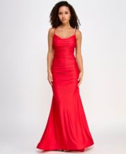 Red Mermaid Prom Dress - Macy's