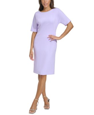 Elbow sleeve sheath dress best sale