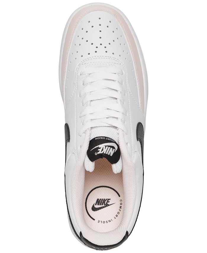 Nike Women #39 s Court Vision Low Casual Sneakers from Finish Line Macy #39 s