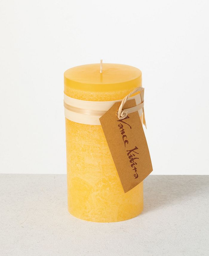 Vance Kitira 6" Timber Pillar Candles, Set of 2 Macy's