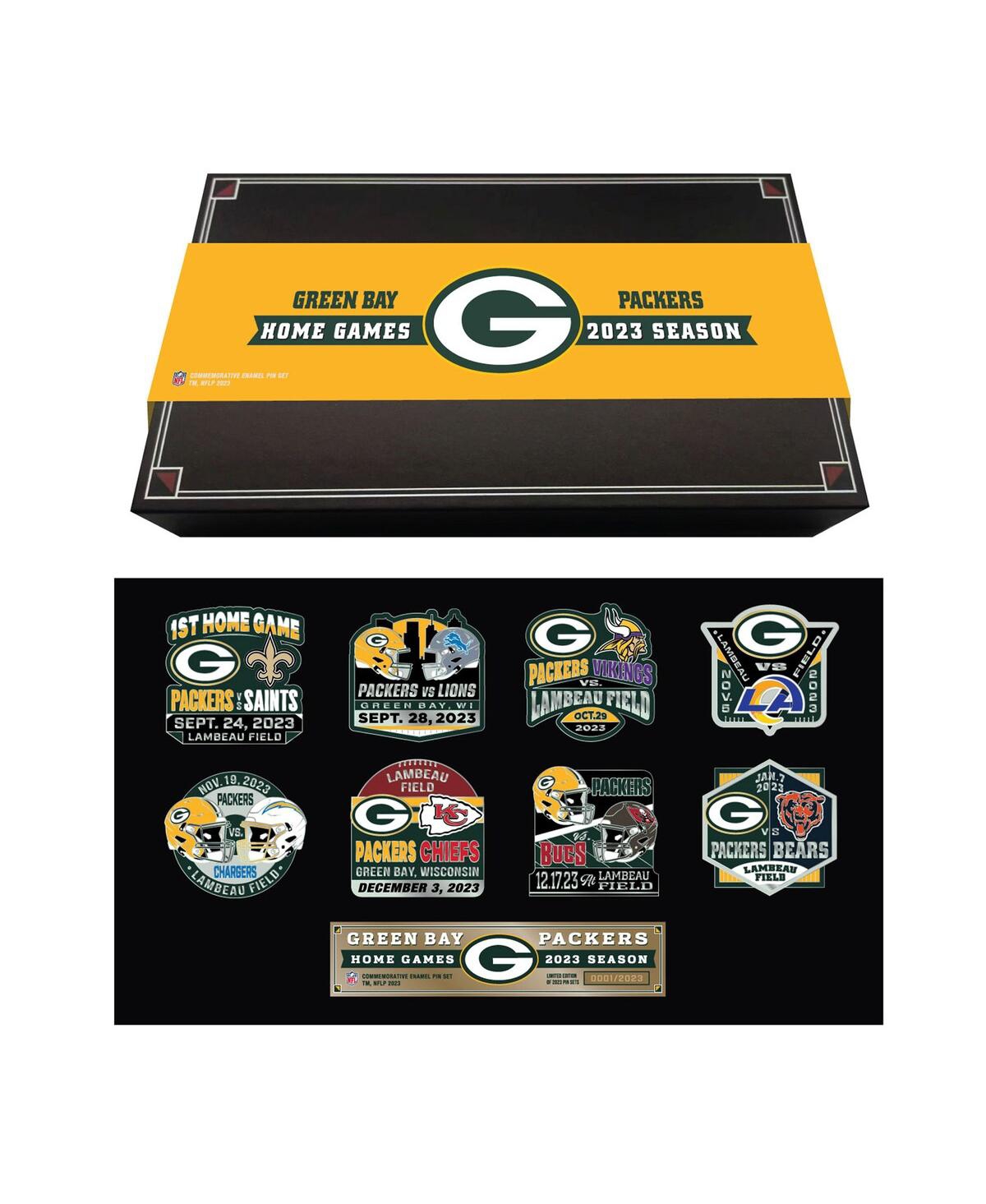 Mojo Green Bay Packers 2023 Game Day Pin Collector Set In Multi