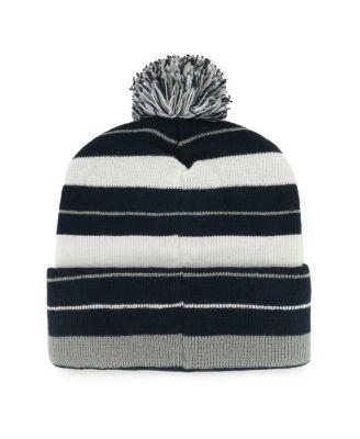 Men's Navy Dallas Cowboys Powerline Cuffed Knit Hat with Pom