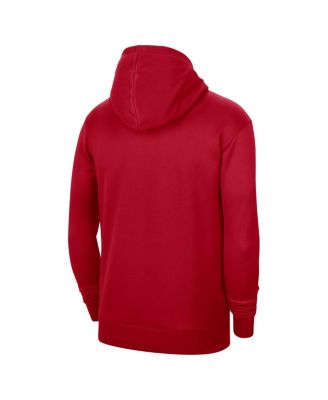 Men's and Women's Red Atlanta Hawks 2023/24 Performance Spotlight On-Court Practice Pullover Hoodie