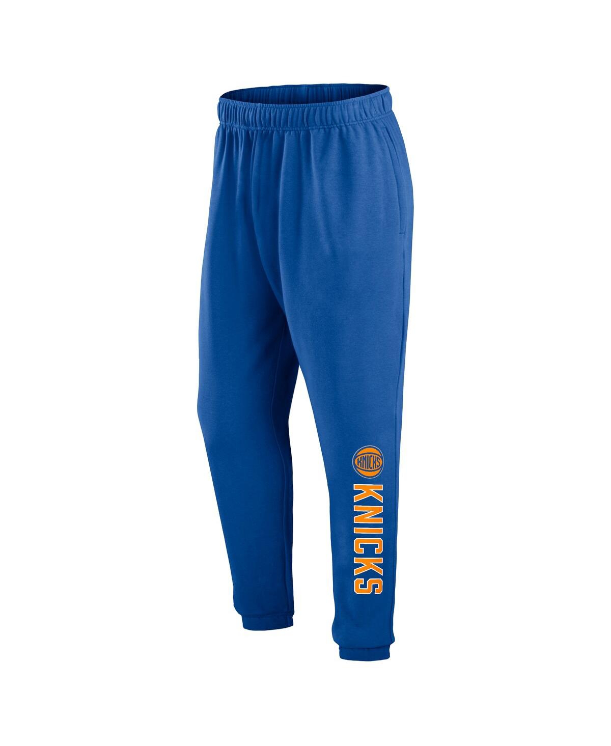 Men's FanaticsNew York Knicks Big and Tall Chop Block Pants - Blue