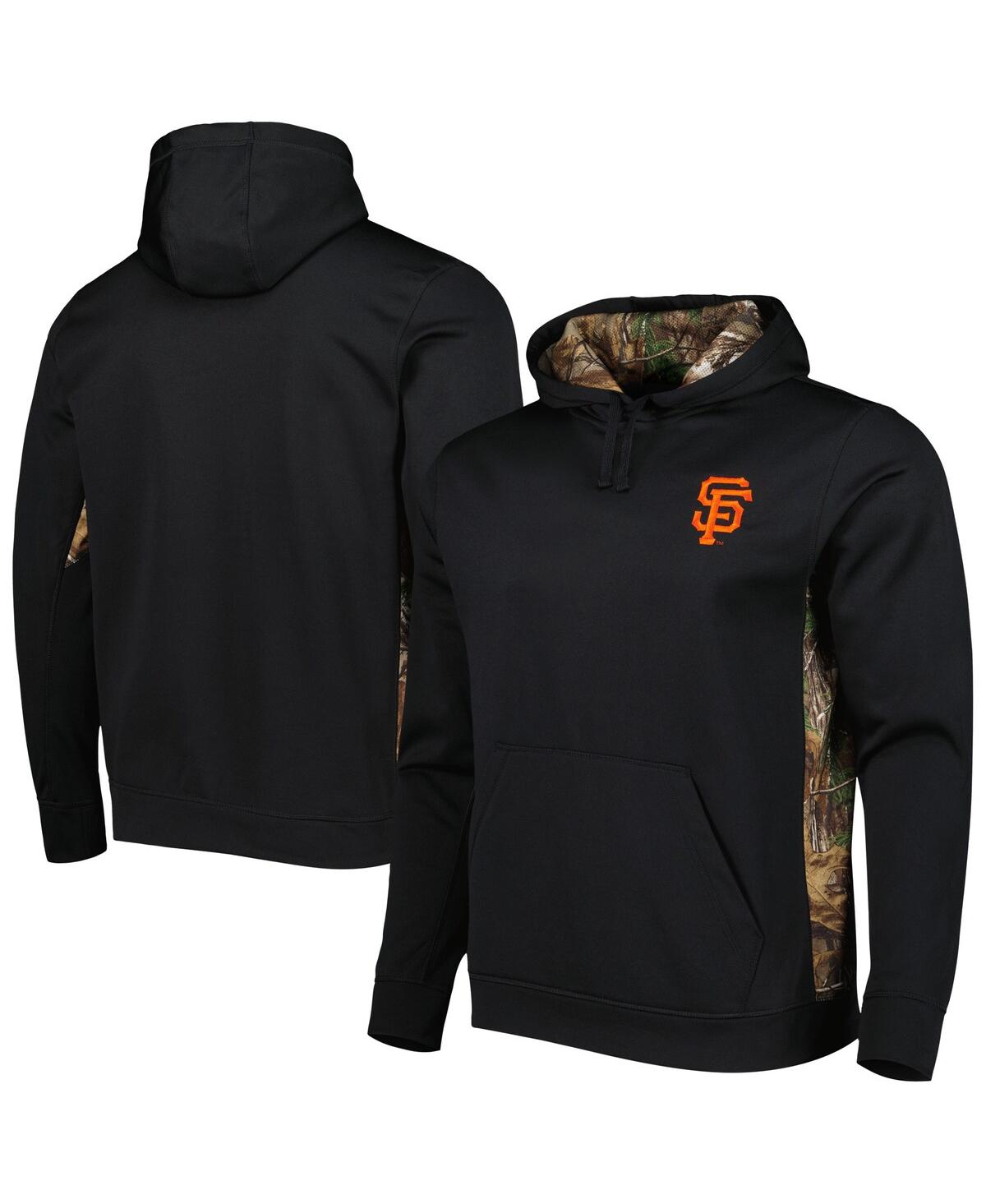 DUNBROOKE MEN'S DUNBROOKE BLACK, CAMO SAN FRANCISCO GIANTS RANGER PULLOVER HOODIE 