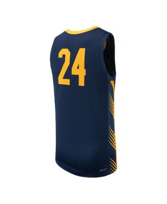 Men's #24 Navy Cal Bears Replica Basketball Jersey
