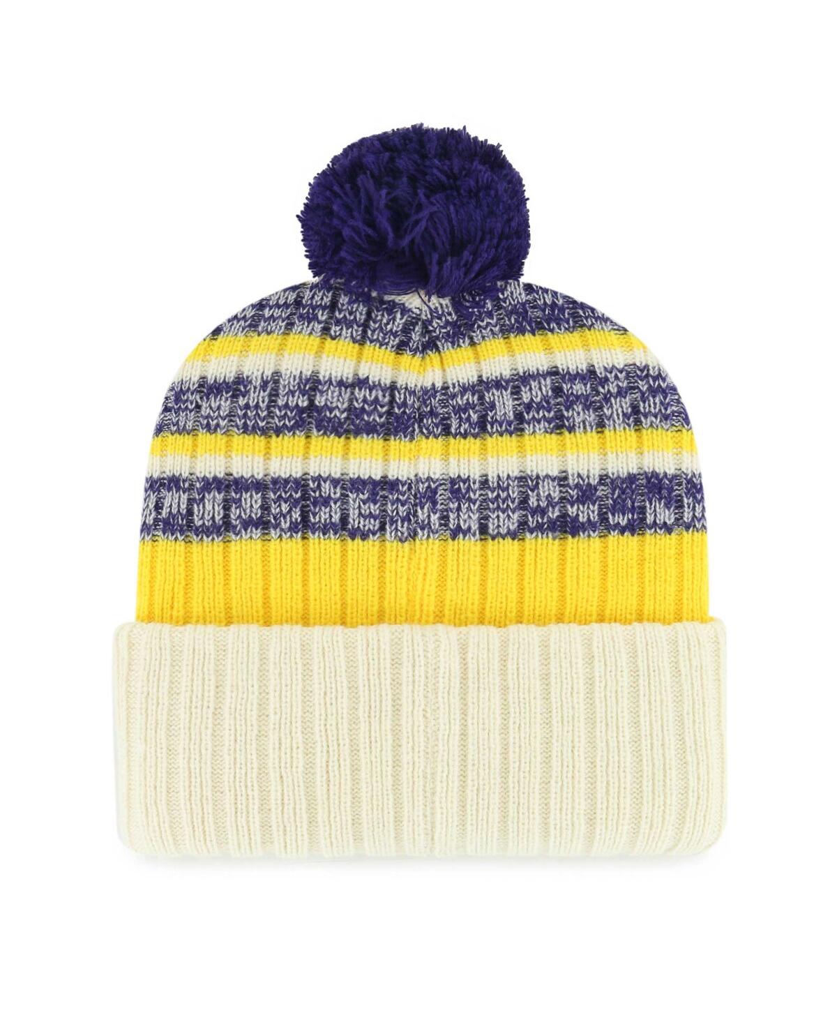 Men's '47 BrandLos Angeles Lakers Tavern Cuffed Knit Hat with Pom - Cream