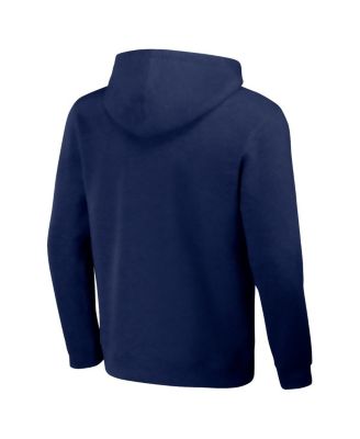 Men's NFL x Darius Rucker Collection by Navy Distressed Tennessee Titans Coaches Pullover Hoodie