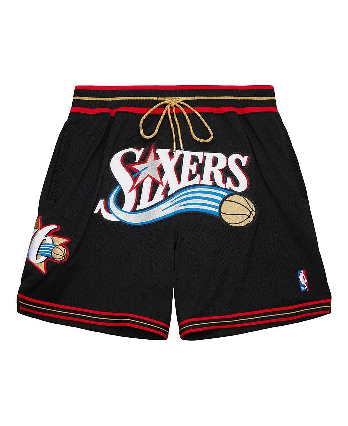 Mitchell & Ness Men's NBA Authentic Road Shorts 76Ers 97-98