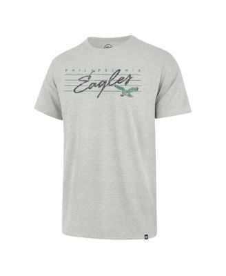 Men's Gray Distressed Philadelphia Eagles Downburst Franklin T-shirt