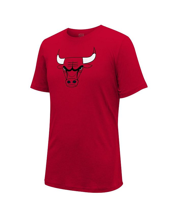 Stadium Essentials Men's and Women's Red Chicago Bulls Primary Logo T ...