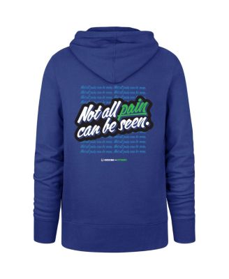 Men's Royal Indianapolis Colts Not All Pain Can Be Seen&nbsp;Kicking the Stigma Pullover Hoodie