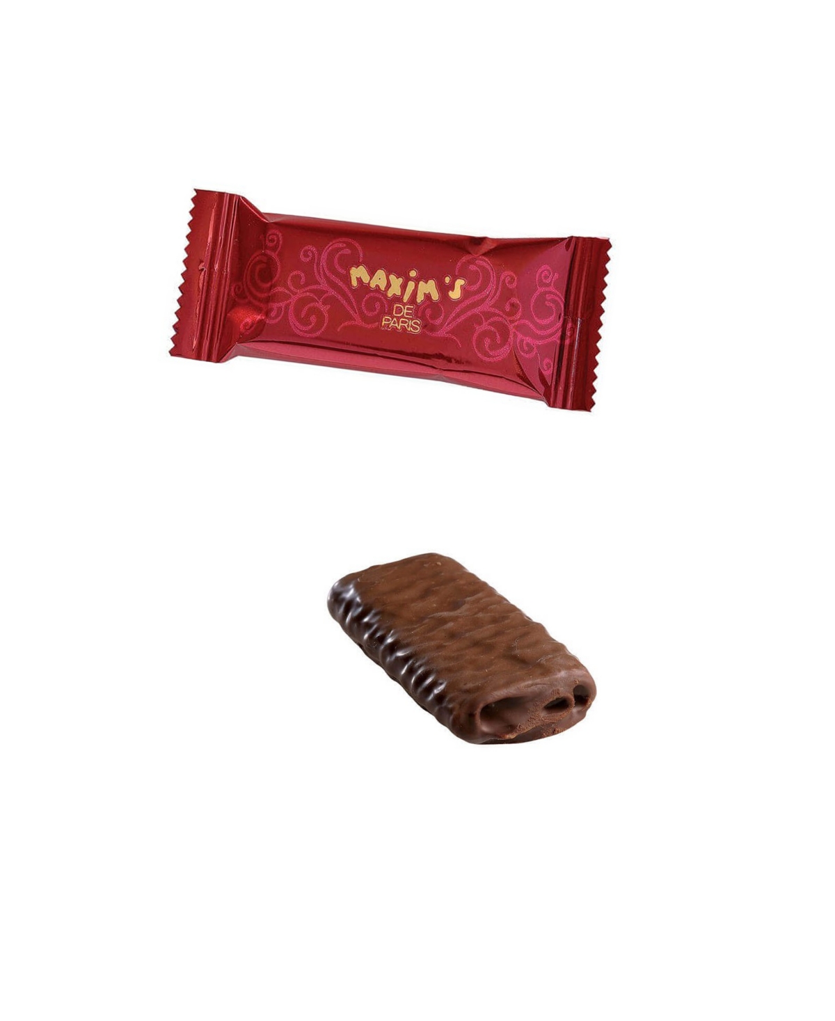 Maxim's De Paris Eiffel Tower Tin Box Filled With Milk Chocolate Covered Crispy Crepes, 14 Pieces In No Color