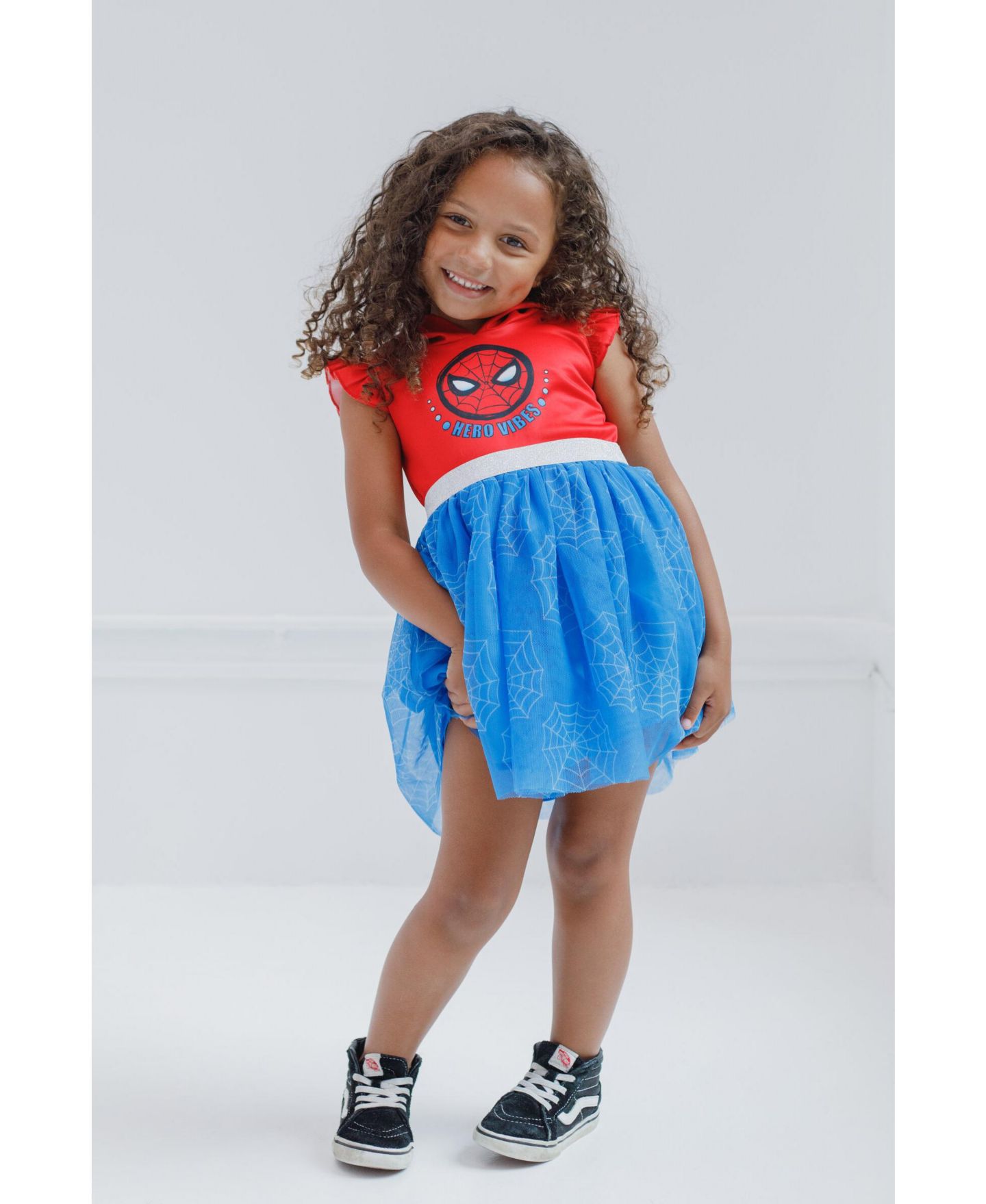 Платье Spider-Man Mesh Tulle Dress для девочек, цвет: Красный — фото 2