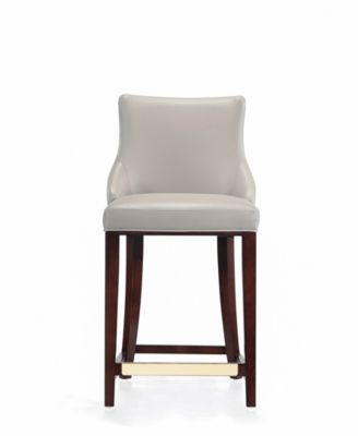 Shubert Leatherette Upholstered Counter Stool