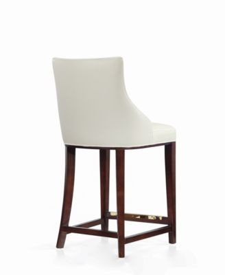 Shubert Leatherette Upholstered Counter Stool