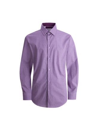 Men's Fancy Gingham Dress Shirt