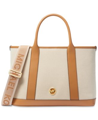 【送料&関税込】Michael Kors Luisa Handbag Luisa Large Signature Logo Messenger Bag | Michael Kors [US]