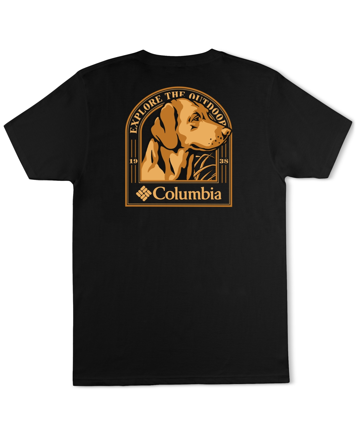 Columbia Men's Peron Dog Graphic T-shirt In Black