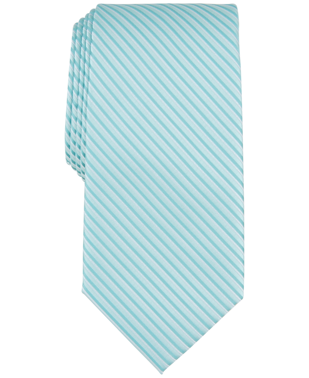Men's Keen Stripe Tie - Silver