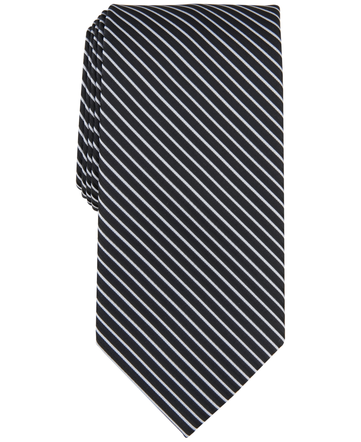Men's Keen Stripe Tie - Silver