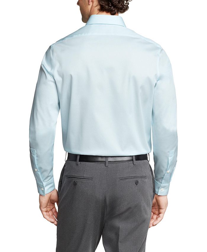 Calvin Klein Men's Steel Plus Regular Fit Modern Pin Cord Dress Shirt ...