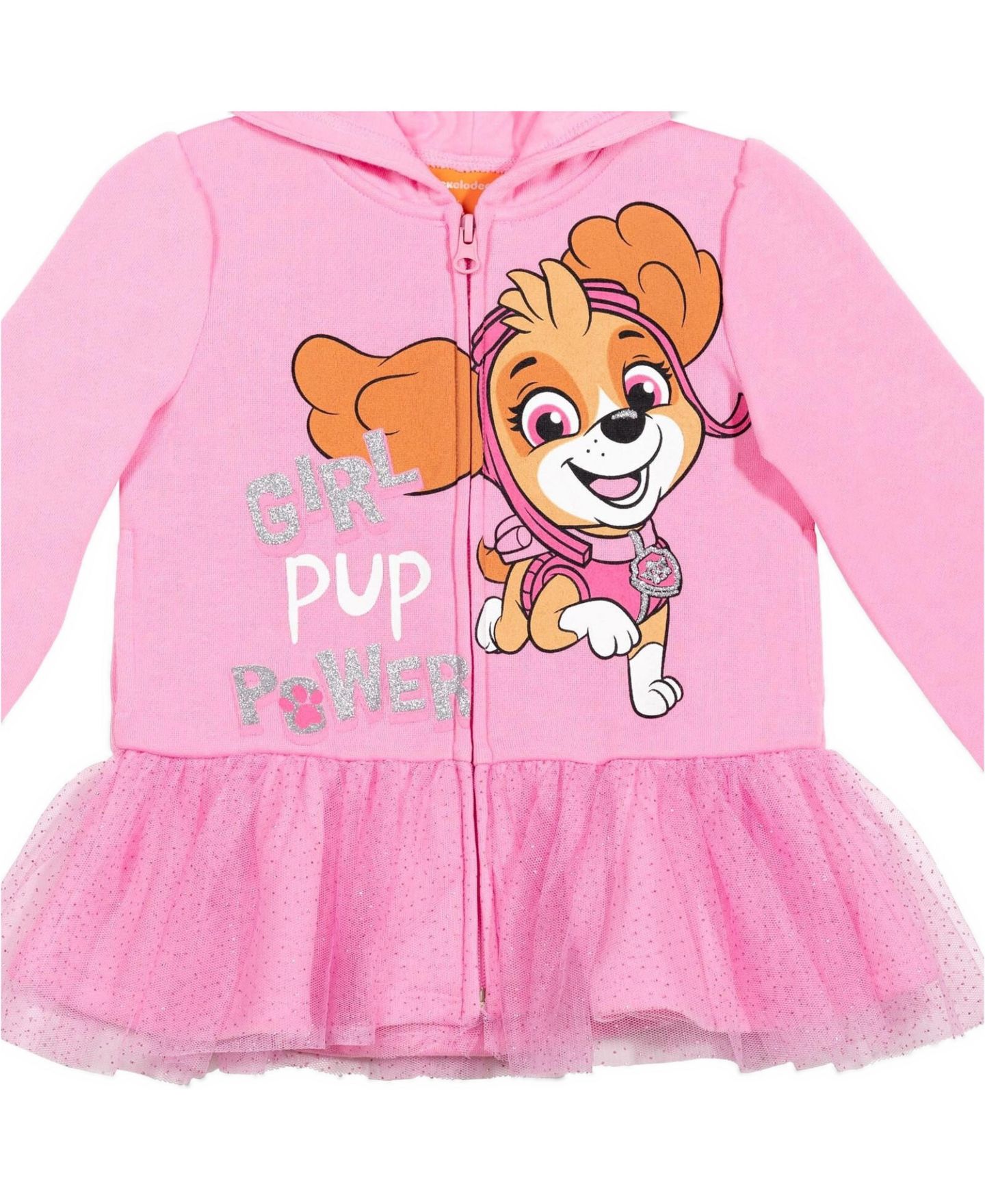 Худи Paw Patrol Skye Zip Up Costume to для девочек-малышей, цвет: Розовый, вариант 1 — фото 3