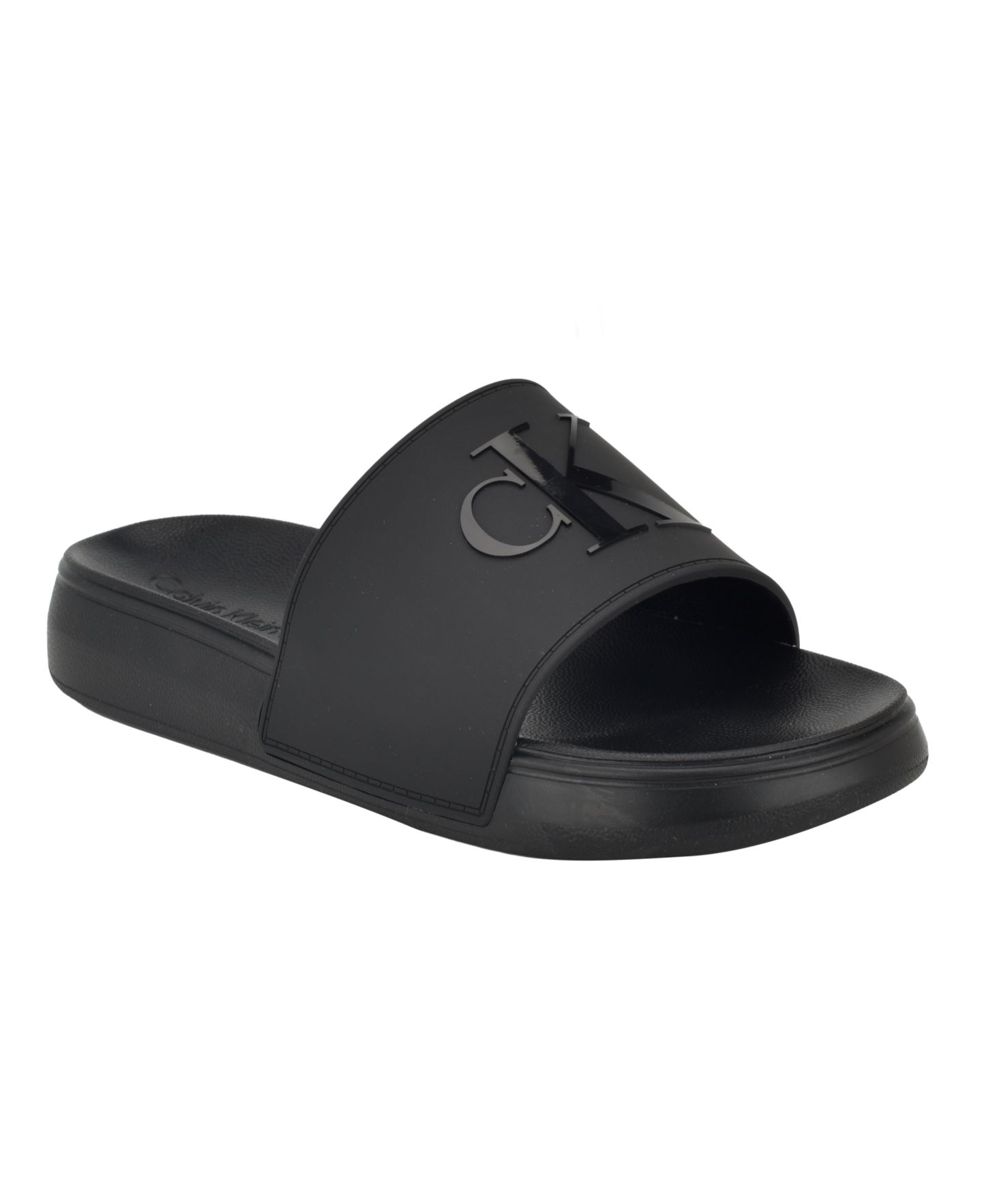Мужские сандалии Calvin Klein Wiston Pool Slip-On Flat, цвет: Чёрный — фото 1