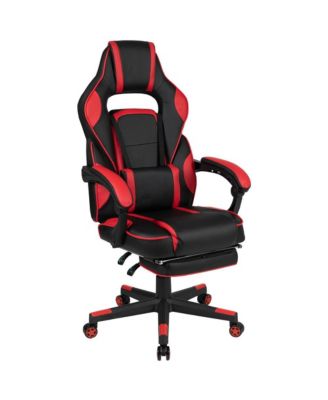 Ergonomic Gaming Chair -Recline Back/Arms, Footrest, Massaging Lumbar