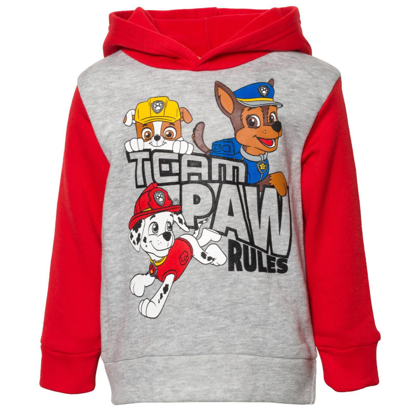 Детские комплекты Paw Patrol Nickelodeon Hoodie & Pants Toddler Child Boys, цвет: Серый красный чёрный — фото 1