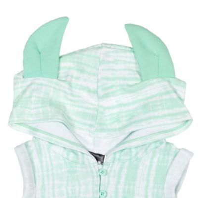 Toddler Girls The Mandalorian Yoda French Terry Costume Sleeveless Romper