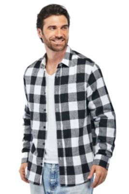 Men's Button Down Classic Fit Flannel Shirt