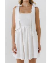 White linen sale dress macys