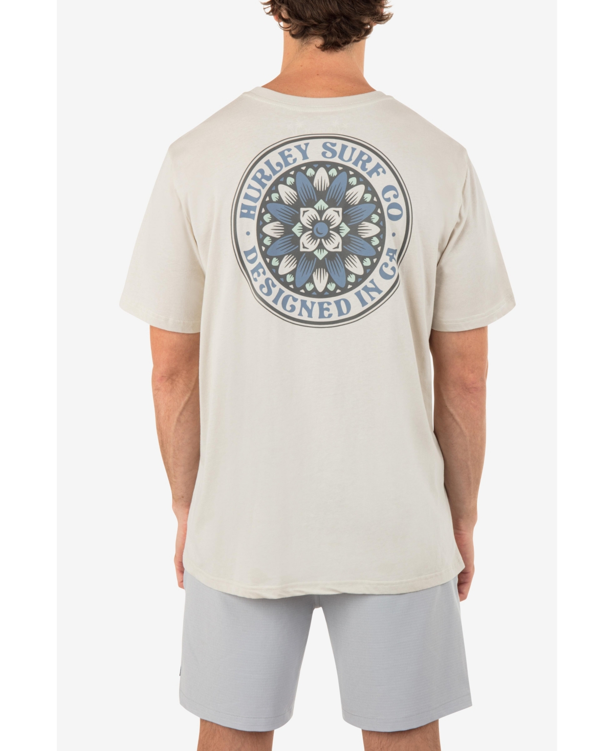Shop Hurley Men's Everyday Pedals Short Sleeve T-shirt In Bone