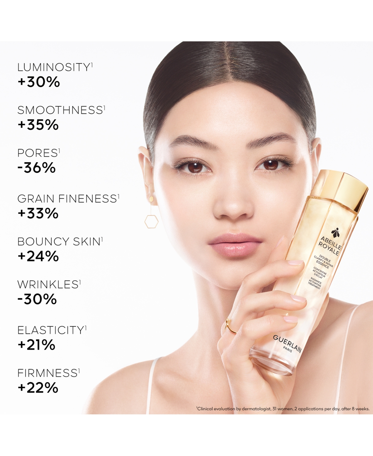 Guerlain Abeille Royale Double Clarify & Repair Essence, 5.07 Oz. In Ab,roy 24 Ess 150ml Btl