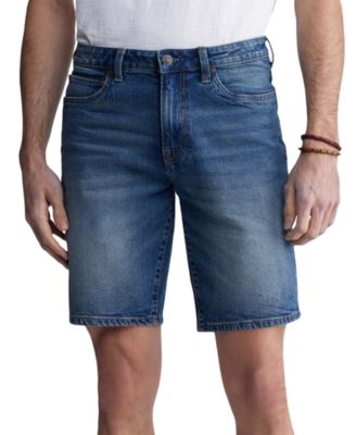 Biuffalo David Bitton Men s Dean Relaxed Straight Fit Stretch 10.5 Denim Shorts Macy s