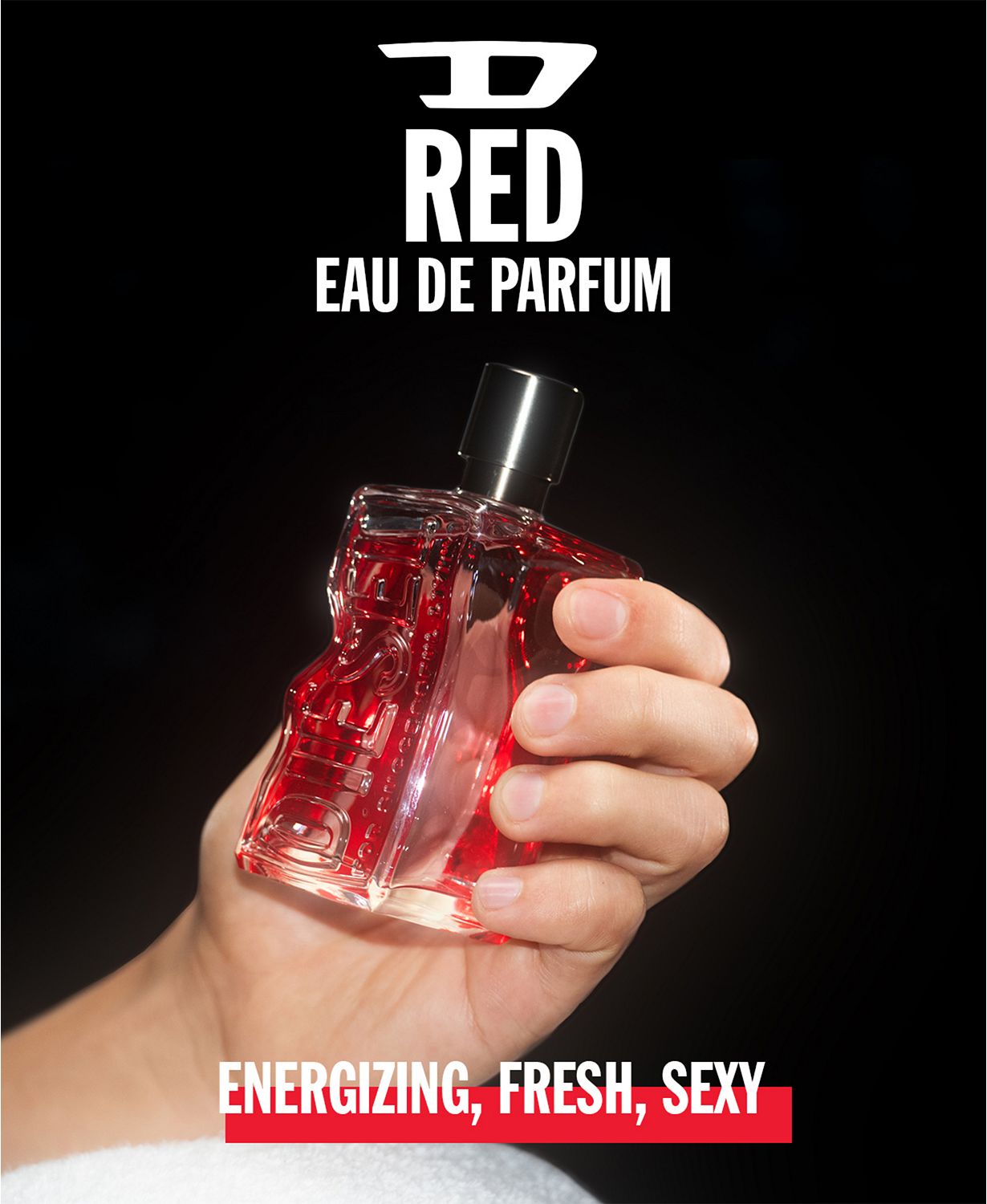 Diesel Men's D Red Eau de Parfum Spray, 1 oz.