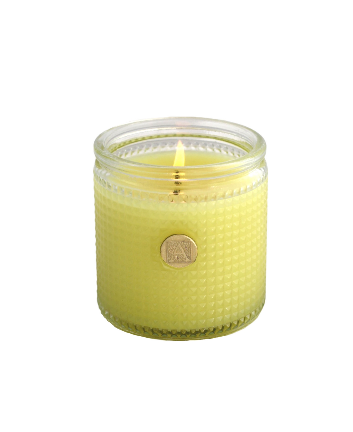 Elegant Essentials Lemon Basil Textured Candle, 6 oz - Medium Yellow