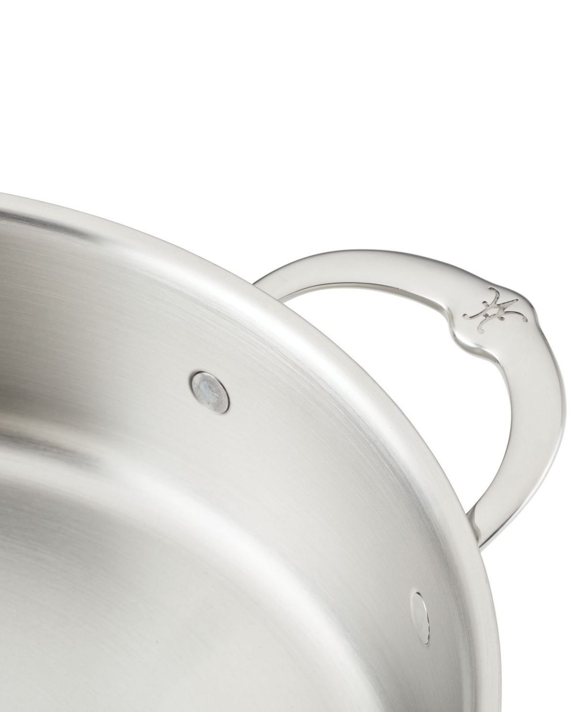 Shop Hestan Thomas Keller Insignia Commercial Clad Stainless Steel 9-quart Open Rondeau In No Color