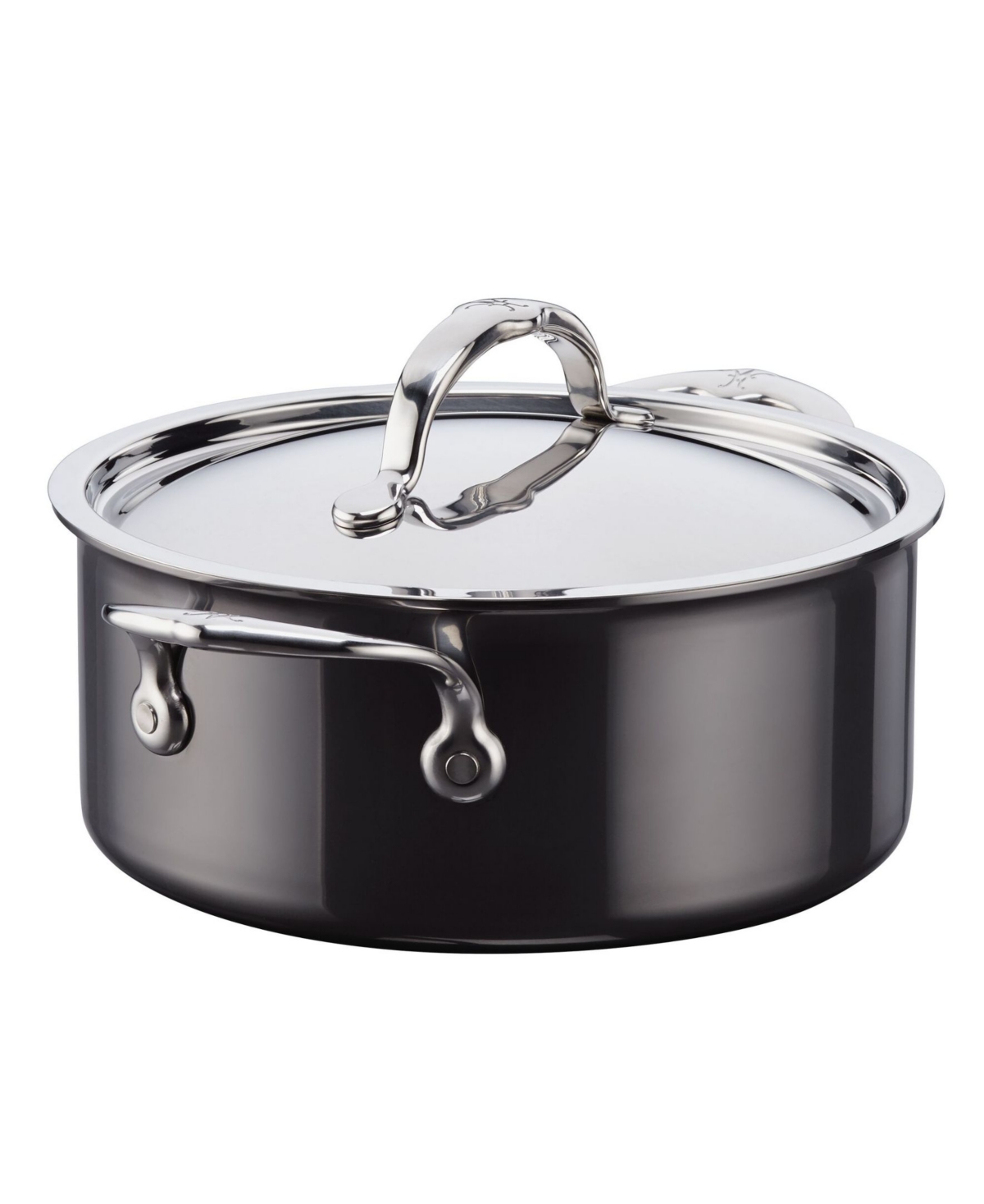 Shop Hestan Nanobond Titanium Stainless Steel 3-quart Covered Soup Pot