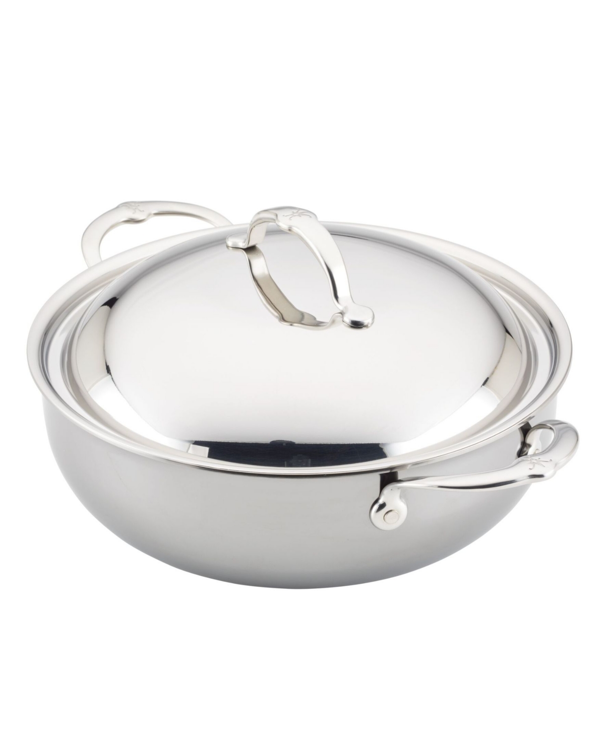 Shop Hestan Nanobond Titanium Stainless Steel 5-quart Dutch Oven With Dome Lid