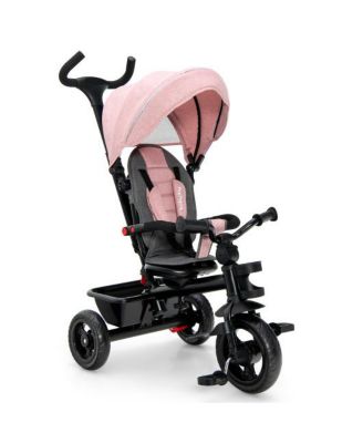 4-in-1 Baby Tricycle Toddler Trike with Convertible Seat