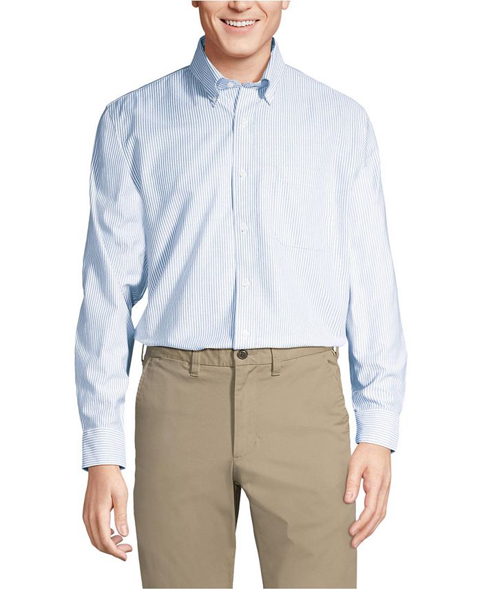 Lands end supima clearance no iron oxford