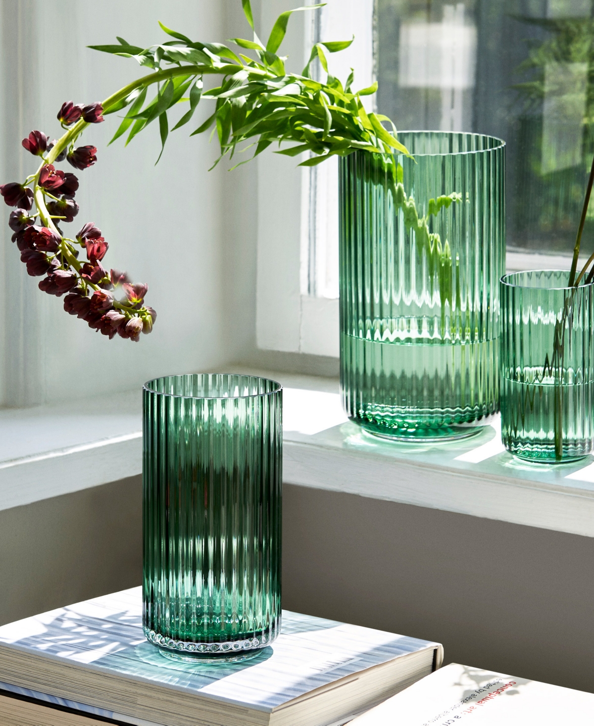 Rosendahl Lyngby Mouth Blown Glass Vase, 8.1" H X 4.3" Dia