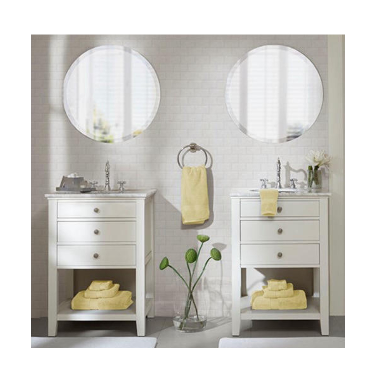 Home Outfitters 100% Cotton 8 Pcs Set , Absorbent, Bathroom Spa Towel, Glam/Luxury