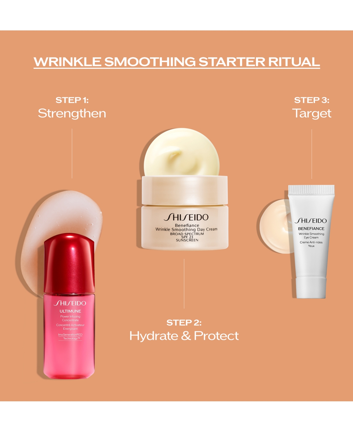 Shop Shiseido 3-pc. Wrinkle Smoothing Skincare Starter Set In No Color