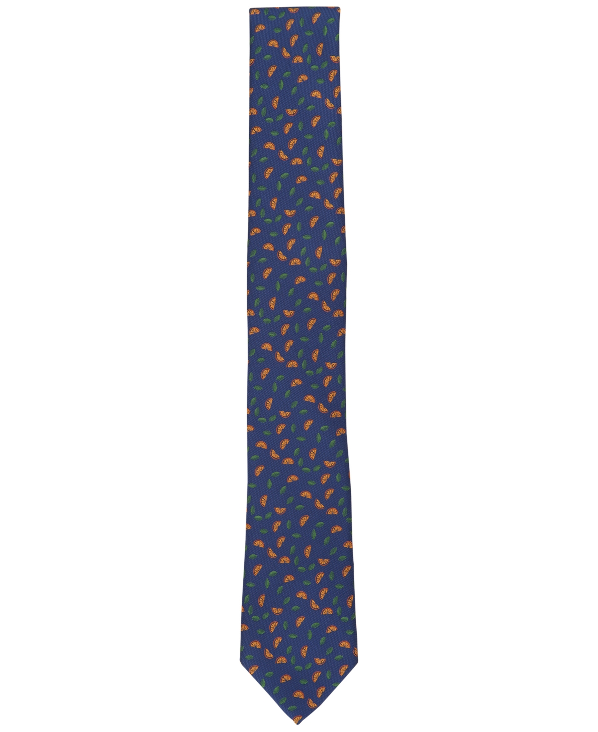 Shop Bar Iii Men's Barfield Orange Slice Tie, Created For Macy's In Blue