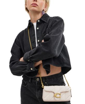 【COACH】Quilted Pillow Leather Tabby Wristlet with Chain COACH Quilted Pillow Leather Tabby Wristlet with Chain - Macy's